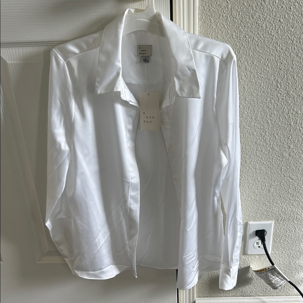 a new day Crisp White Shirt